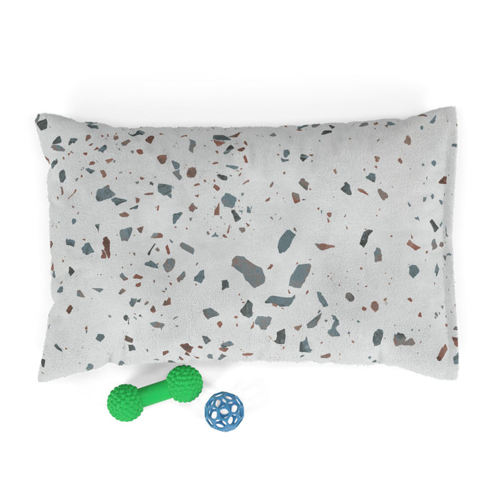 Dog Bed in Ultima Earl Grey Terrazzo