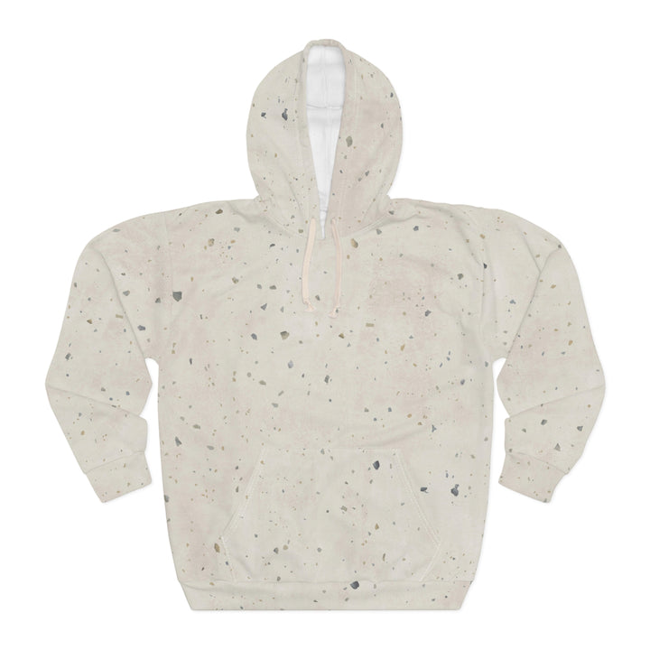 Terrazzo Hoodie - front - off white pullover
