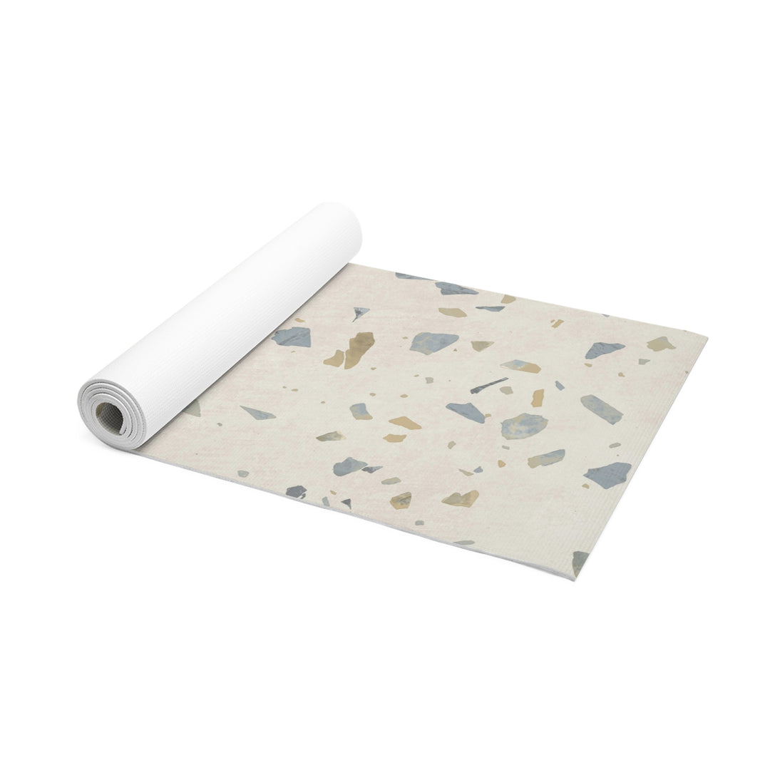 Foam Yoga Mat in Ultima Parfait Terrazzo