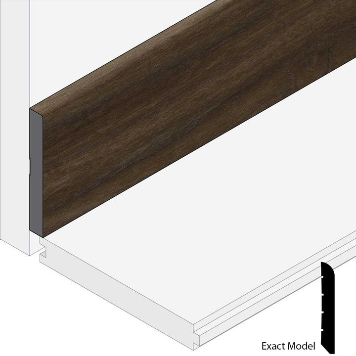 Allure Buckeye Black Walnut Wall Base Molding