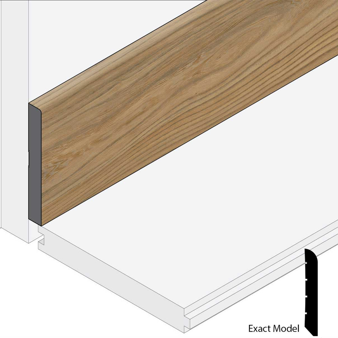 Allure Peach Crisp Pine Wall Base Molding