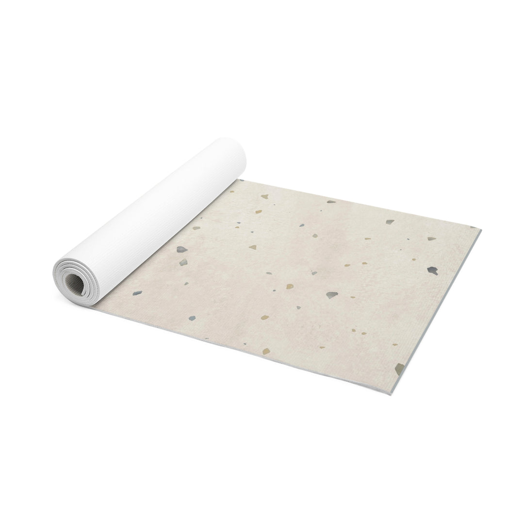 Foam Yoga Mat in Perfect Parfait Terrazzo