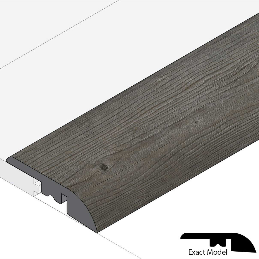 Allure Blueberry Pecan Pine Overlap Reducer Transition