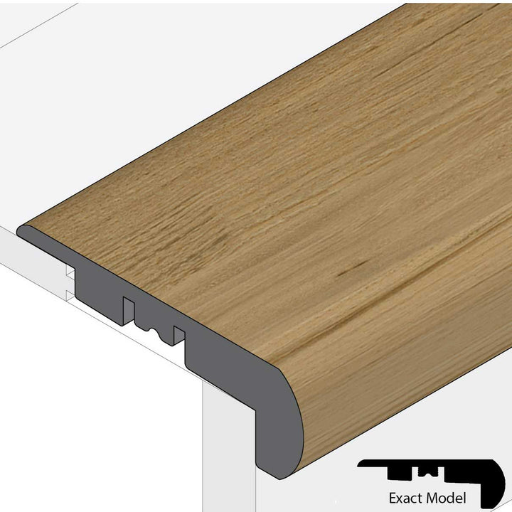 Allure Butterscotch Birch Overlap Rounded Stair Nose