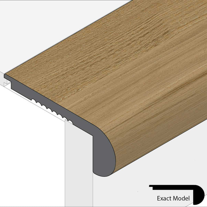 Allure Butterscotch Birch Flush Rounded Stair Nose