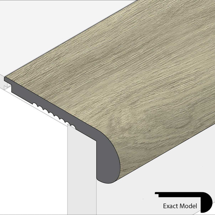 Allure Dutch Crumb Oak Flush Rounded Stair Nose
