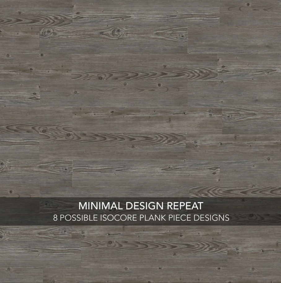 Allure Blueberry Pecan Pine ISOCORE vinyl plank variations