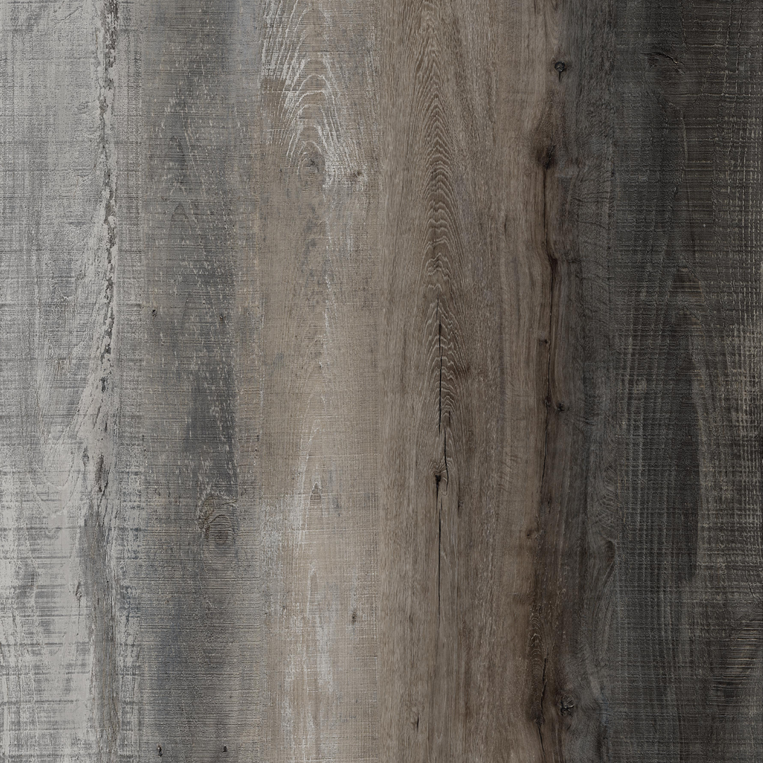 Metroflor Oxidized Deja New Attraxion Magnetic Vinyl Plank stone and color swatch