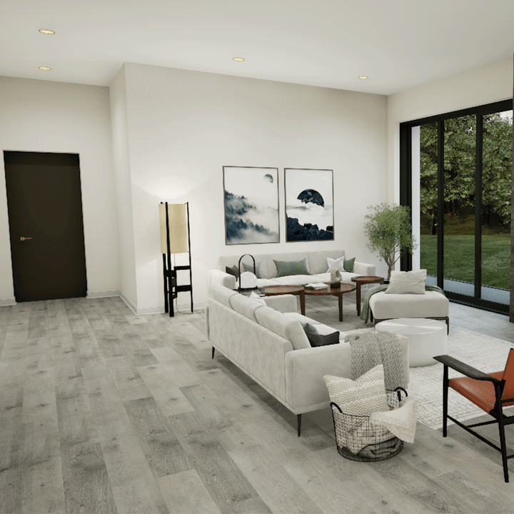 Metroflor Flint Deja New Attraxion Magnetic Vinyl Plank livingroom install