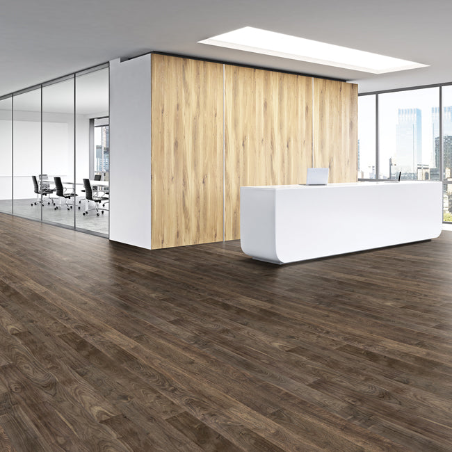 Teknoflor Forestscapes commercial flooring in an office setting