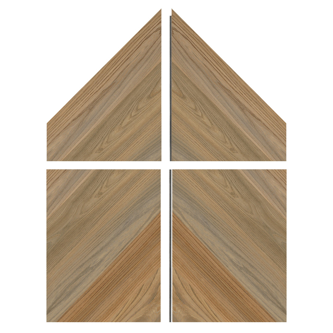Sample of Allure Chevron Peach Crisp Pine LVP