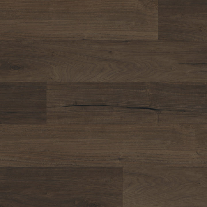 Allure Burnt Butter Walnut ISOCORE vinyl flooring installed and viewed from above