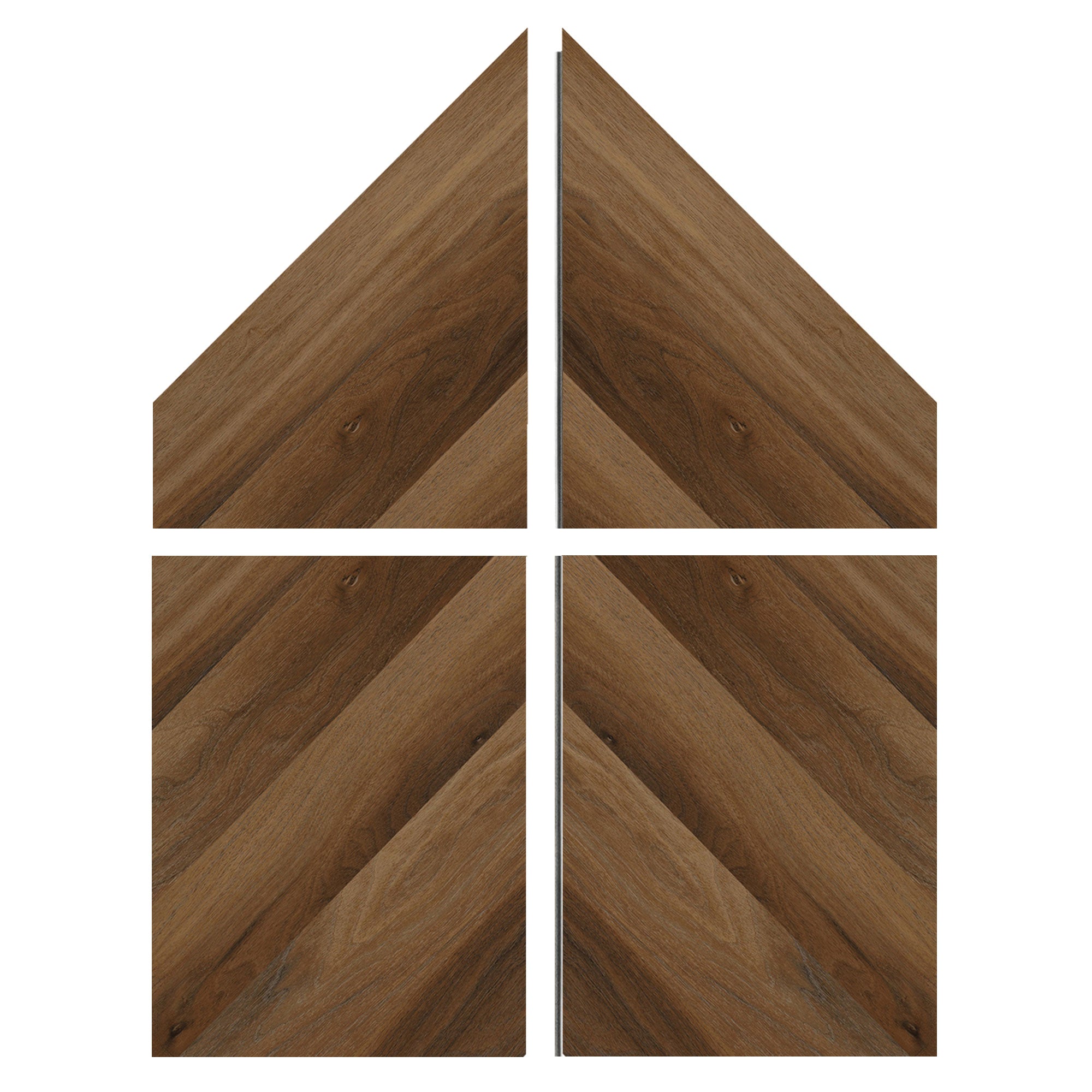 Sample of Allure Chevron Marble Cake Mahogany LVP