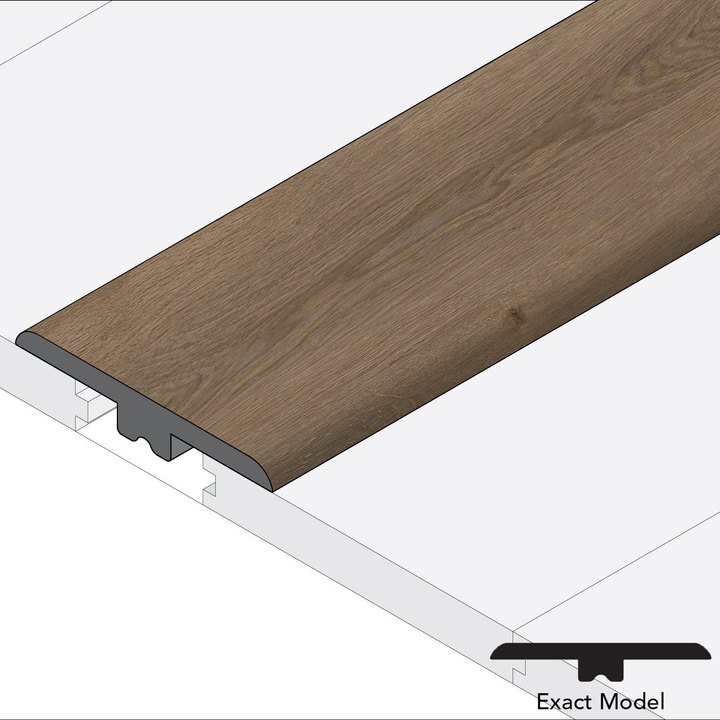 Allure Vanilla Latte Oak T-Molding Transition