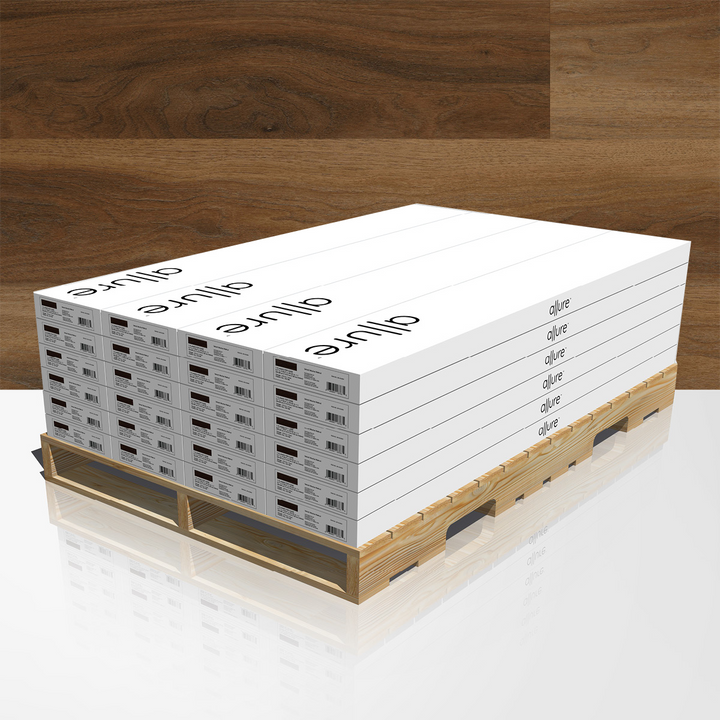 Allure Marble Cake Mahogany Extra Long 12 Mil Rigid Core Luxury Vinyl Plank Flooring