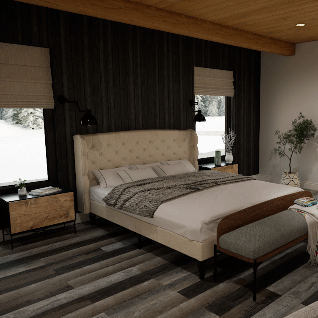 Metroflor Oxidized Deja New Attraxion Magnetic Vinyl Plank dining room install