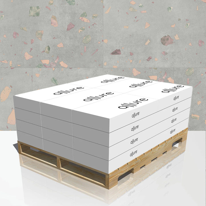 Allure Ultima Comfit Terrazzo Look 12 Mil Rigid Core Luxury Vinyl Tile Flooring