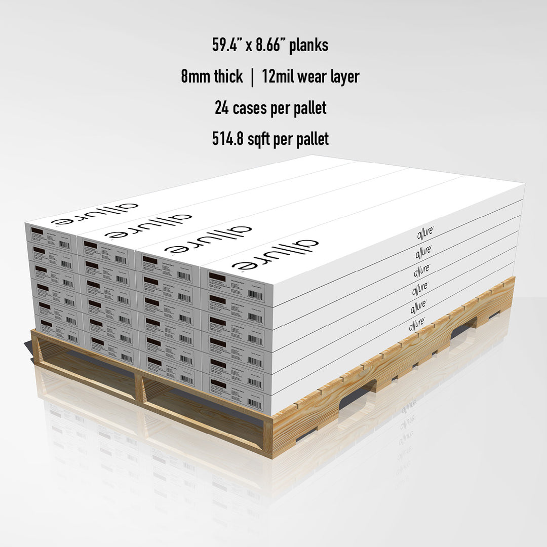 Allure Peach Crisp Pine Extra Long 12 Mil Rigid Core Luxury Vinyl Plank Flooring