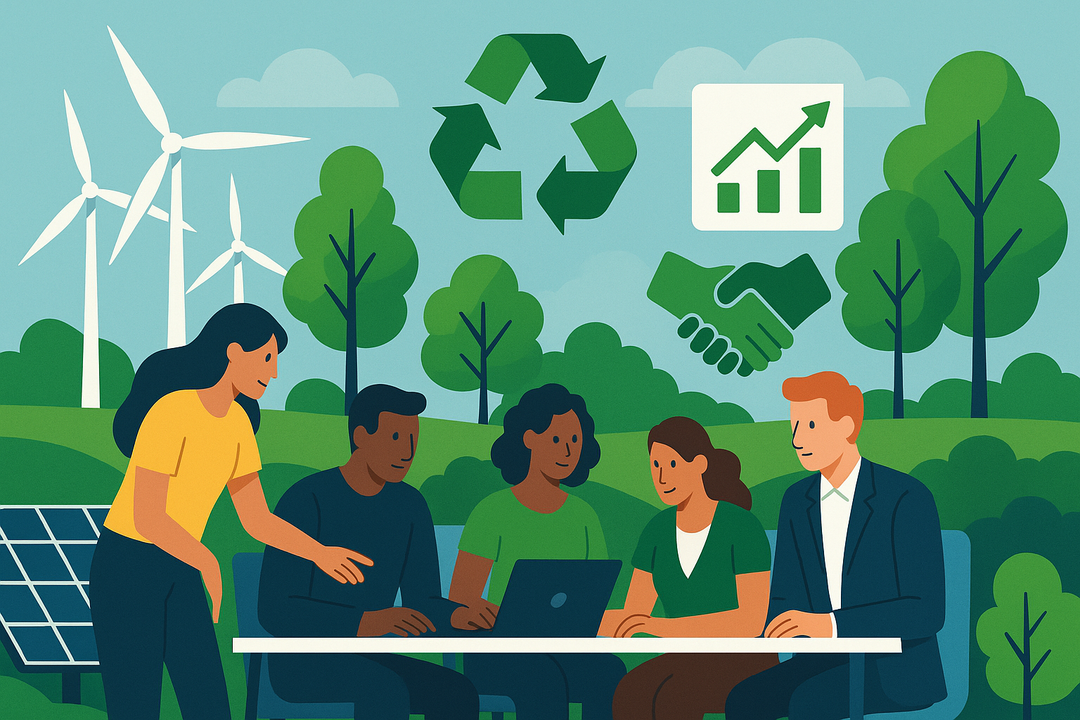 An image that shows environmental and social governance theme, but has no text