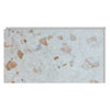 Concrete look luxury vinyl tile sample Allure Casava Concrete LVT on white background