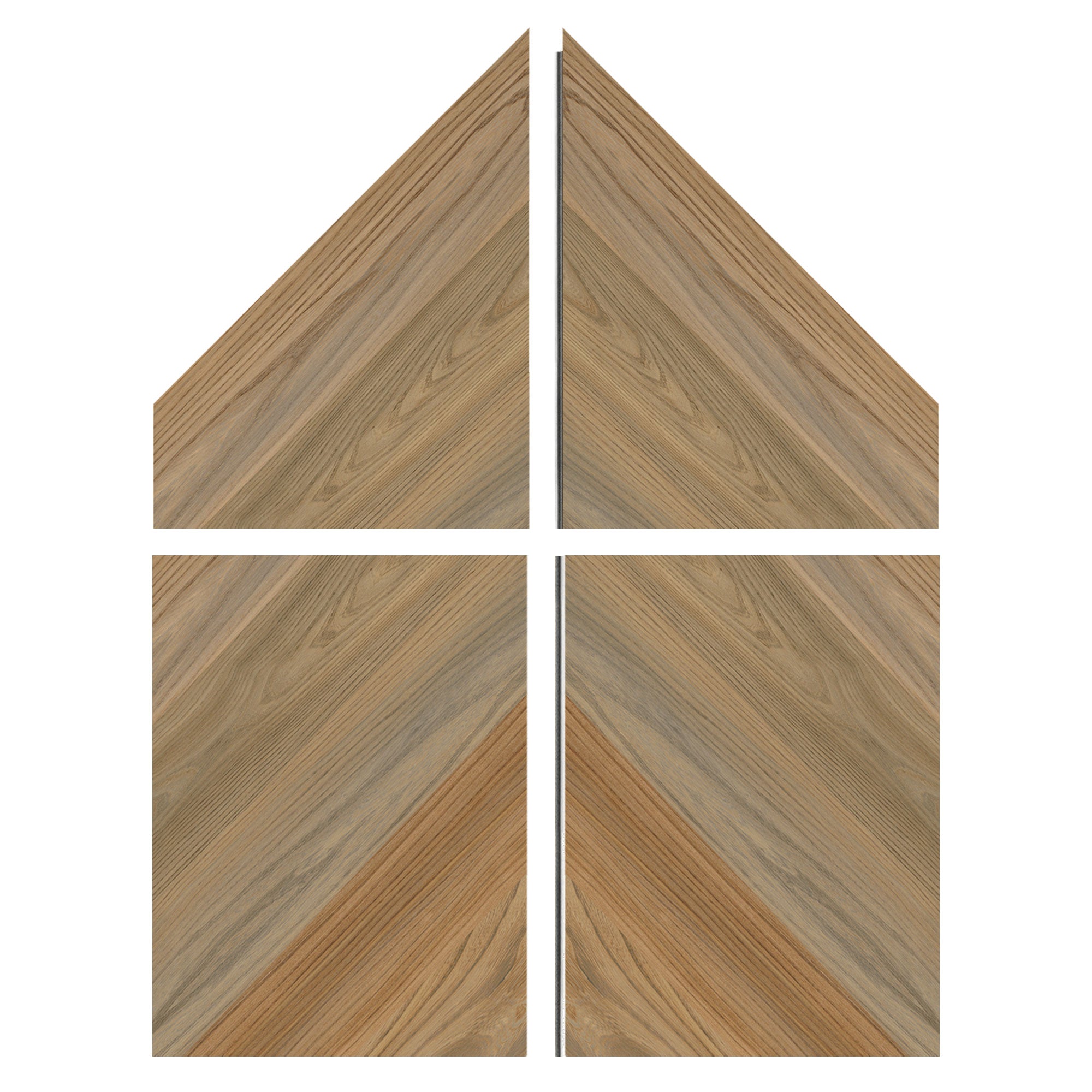 Sample of Allure Chevron Peach Crisp Pine LVP