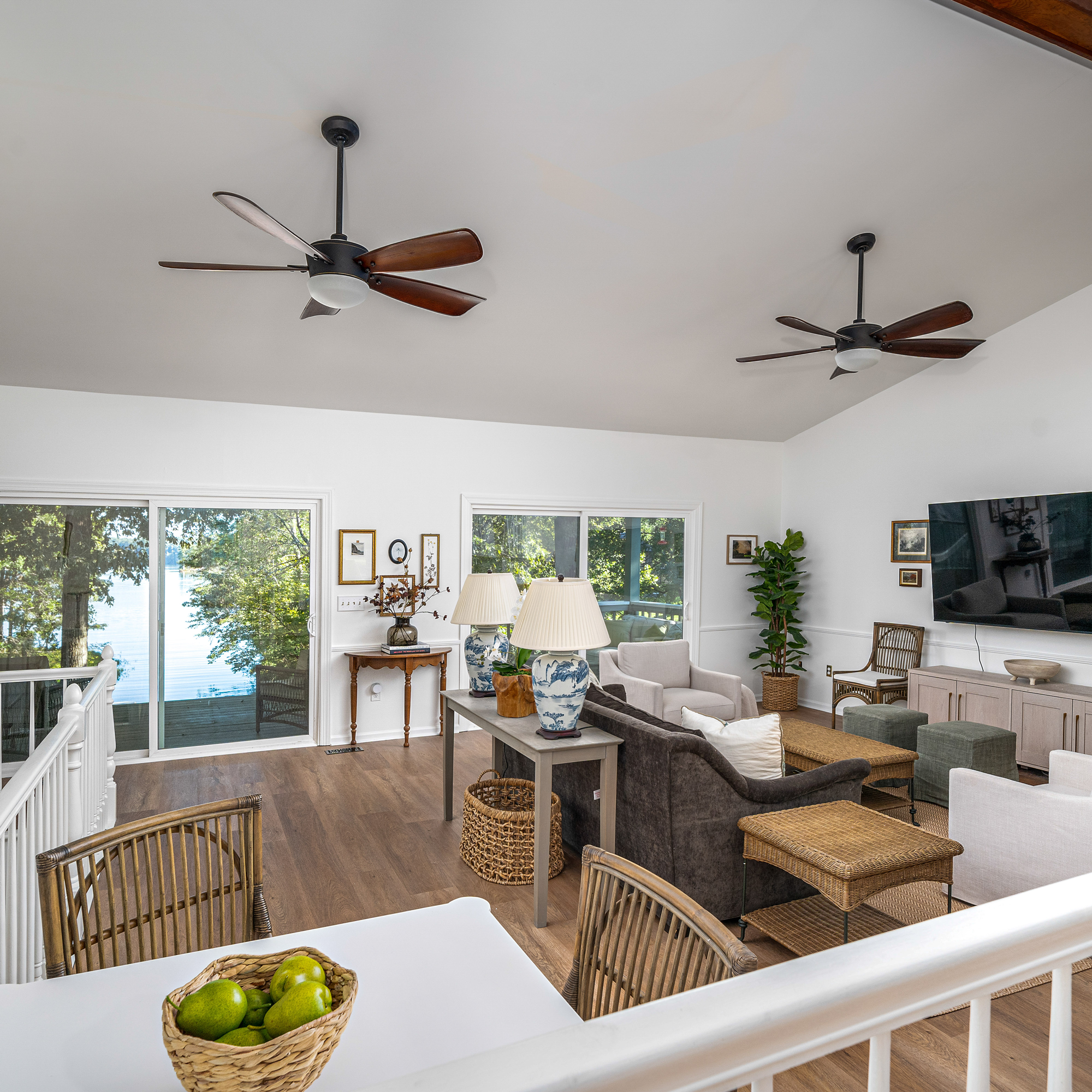 Allure Gingermisu Maple ISOCORE vinyl flooring installed in a living room