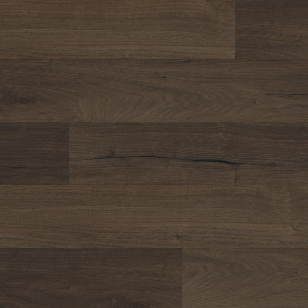 Allure Burnt Butter Walnut ISOCORE vinyl flooring installed and viewed from above