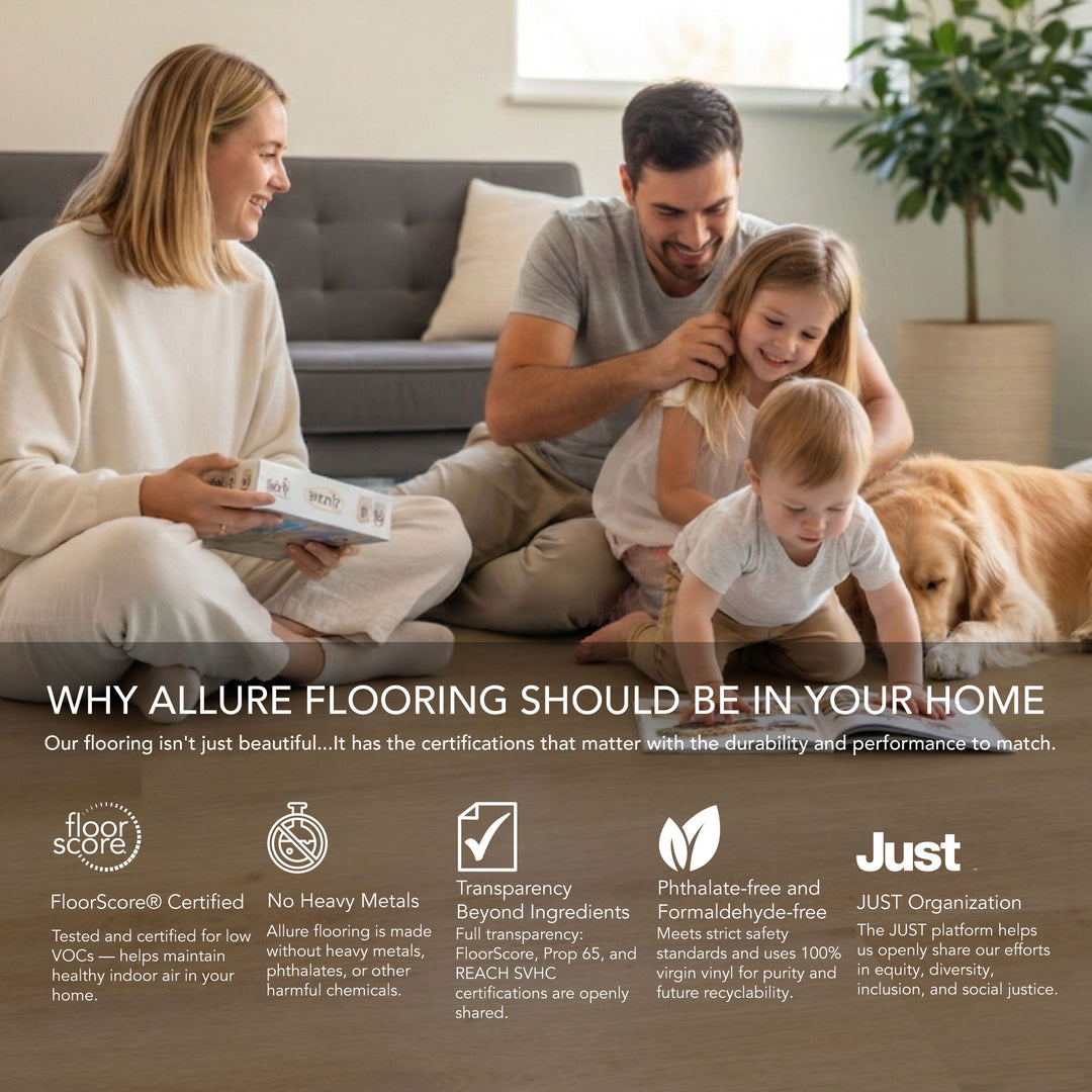 Allure Honey Butter Oak 22mil XL Wide Plank Luxury Vinyl Flooring