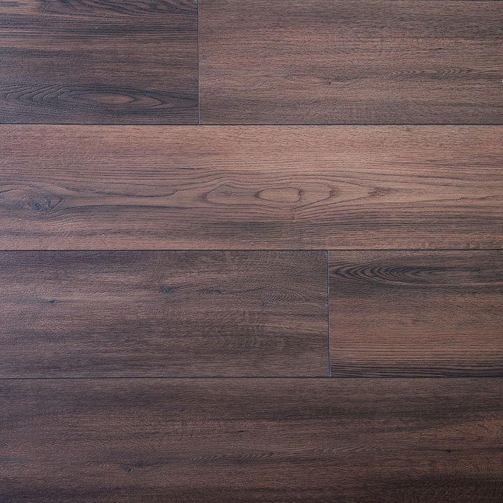 dark wood Allure vinyl flooring viewed from above