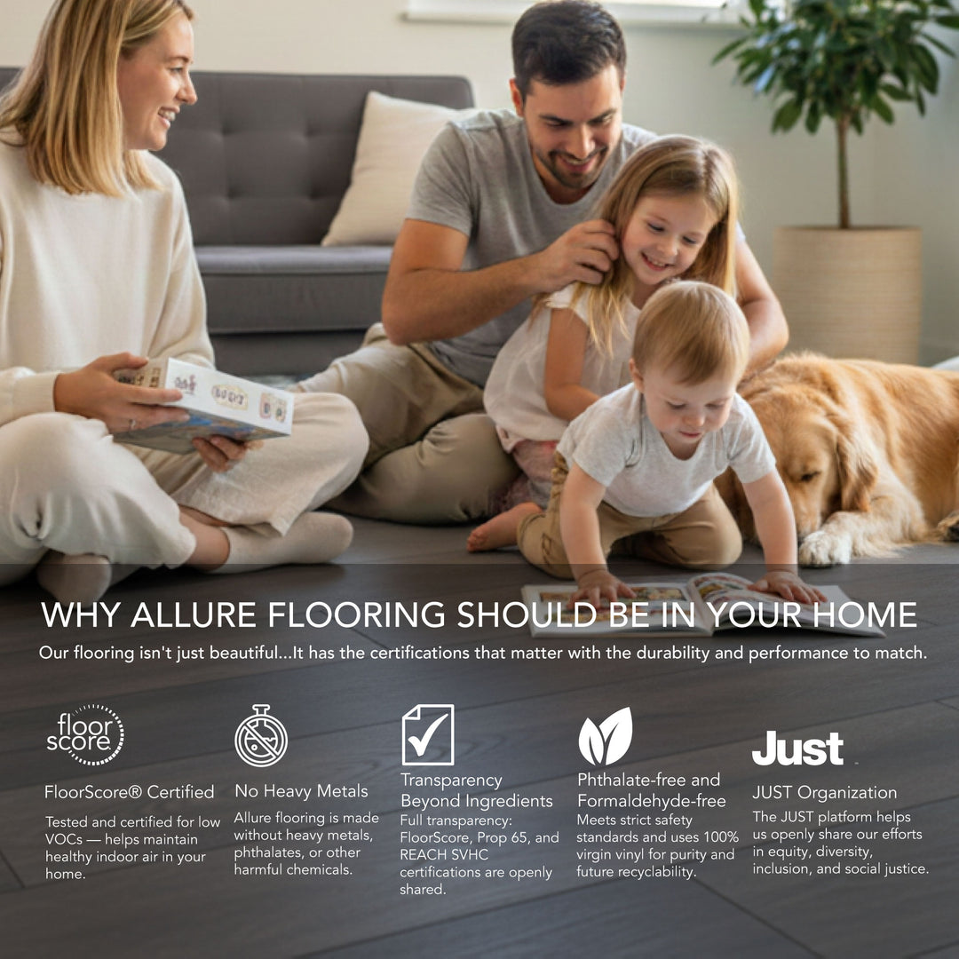 Allure Rum Cake Oak Rigid Core 22 Mil Luxury Vinyl Plank Flooring