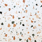 Ultima Sweet Peach Terrazzo Vinyl Tiles viewed from above