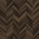 Allure Buckeye Black Walnut Chevron ISOCORE vinyl flooring installed and viewed from above