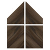 Sample of Allure Chevron Buckeye Black Walnut LVP