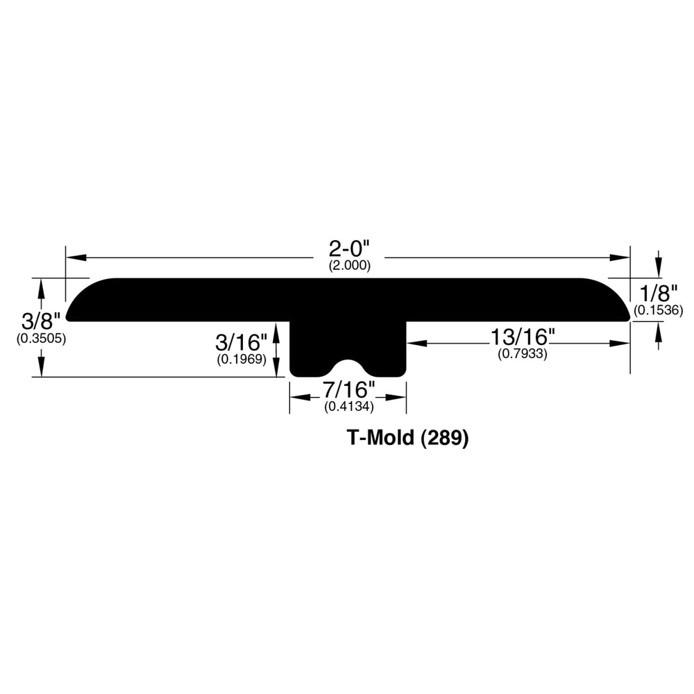 Allure Perfect Comfit T-Molding profile and dimensions