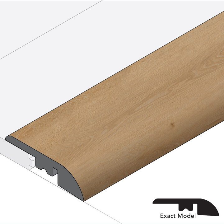 Allure Honey Butter Oak Overlap Reducer Transition