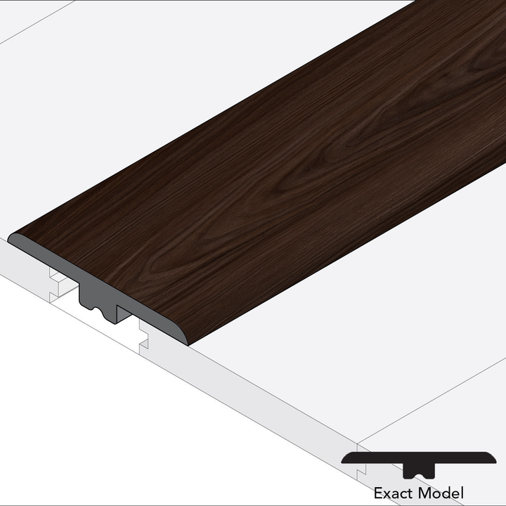Allure Velvet Mocha Walnut T-Molding Transition
