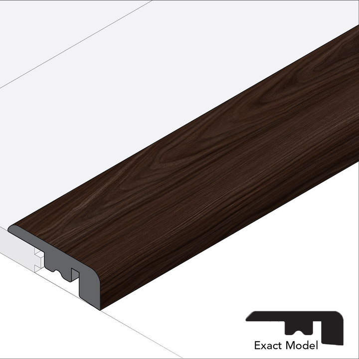 Allure Velvet Mocha Walnut Square Nose Molding