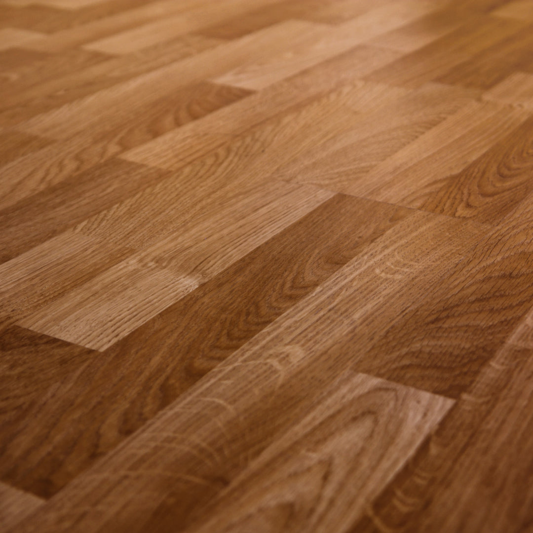 a close up image of laminate flooring in a wood design