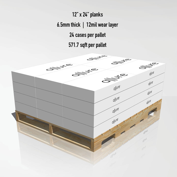 Allure Europa Brulee Marble Rigid Core Luxury Vinyl Tile Flooring