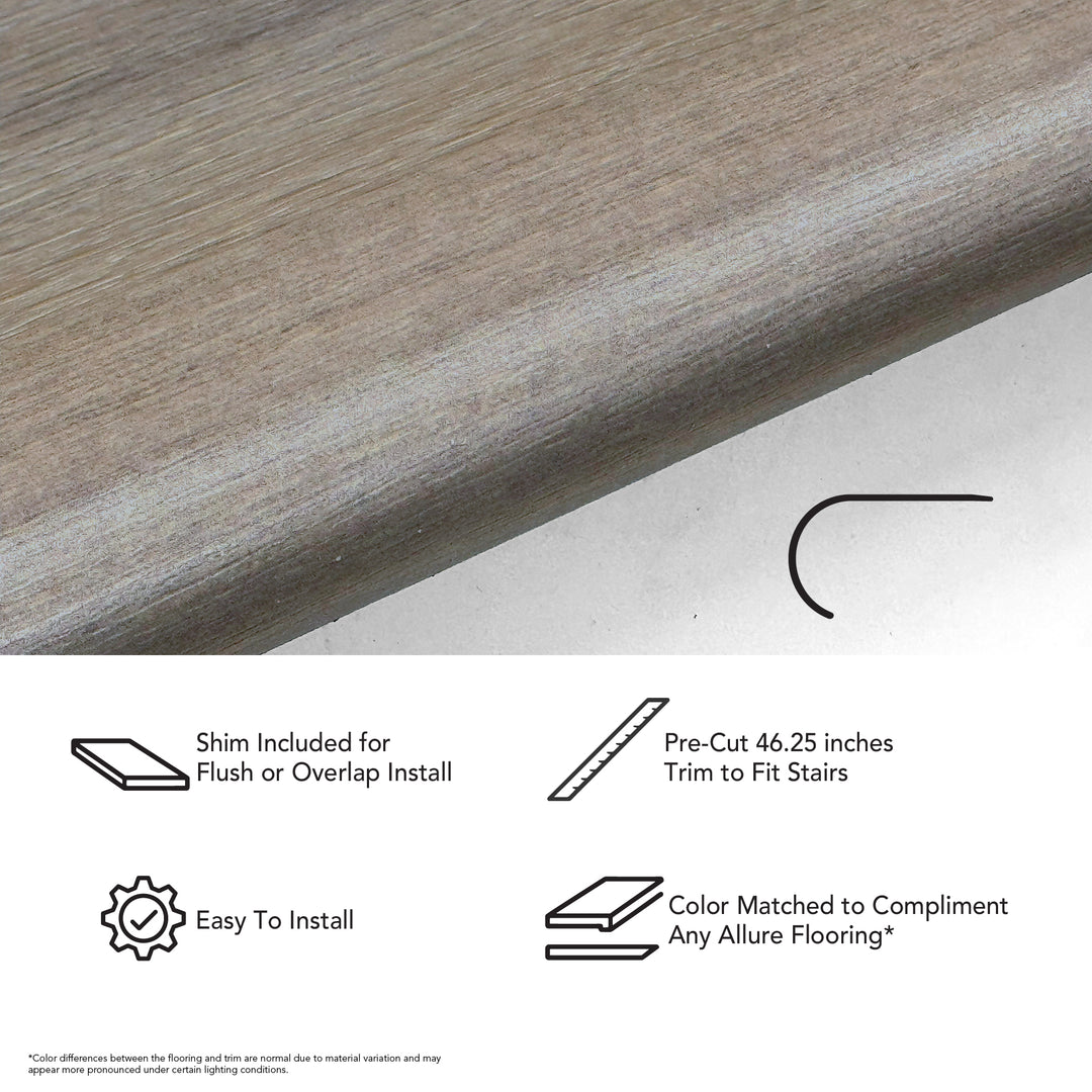 Allure 46-inch LVP Stair Nose Molding