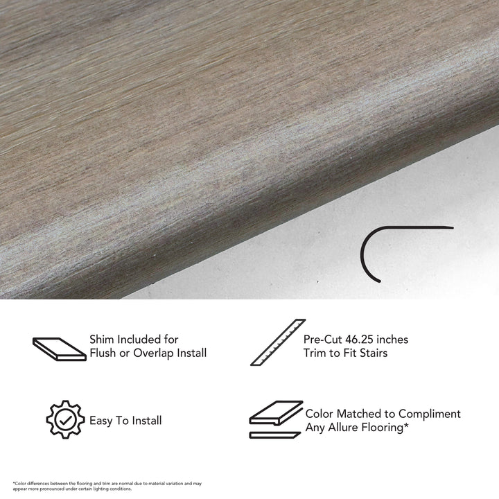 Allure 46-inch LVP Stair Nose Molding